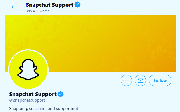 Snapchat help. Snapchat support.