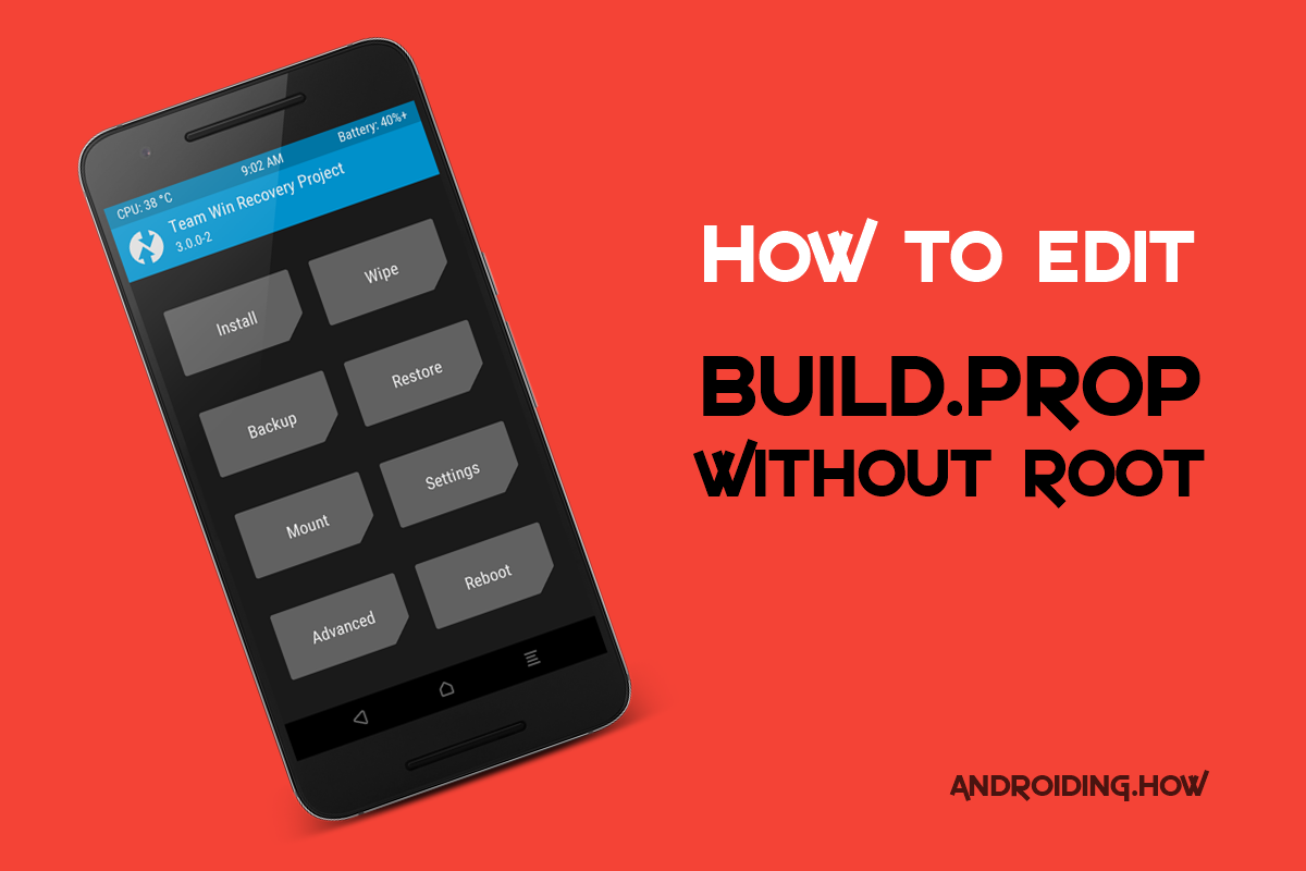 Редактируем файл build prop на android