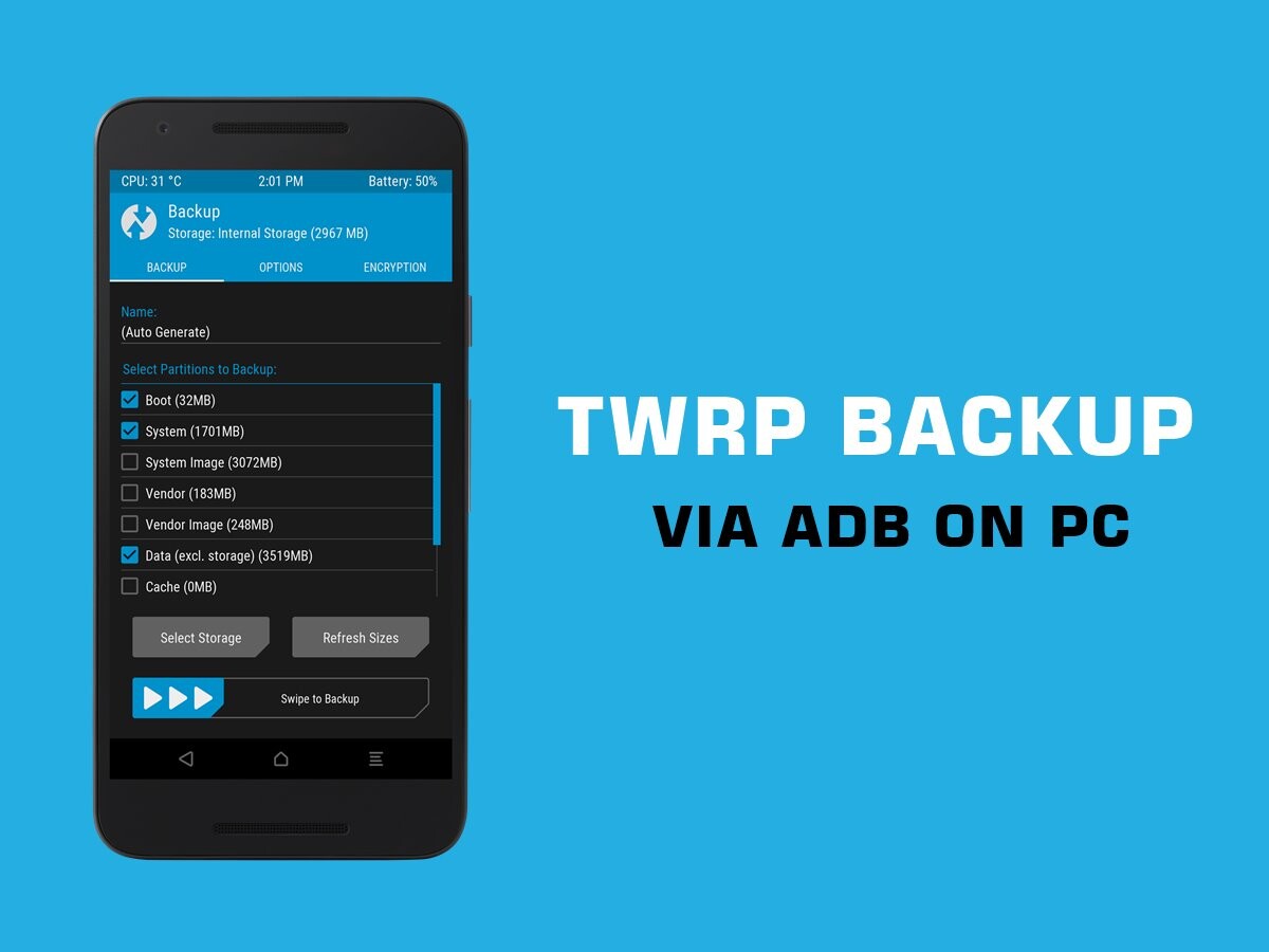 Как сделать TWRP Backup прямо на ПК через ADB - Xaer.ru