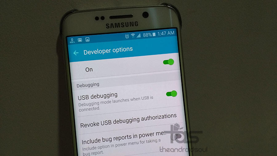 Как включить отладку по usb на samsung galaxy s8